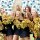 „Silver Passion“, die Cheerleader des MG Wolfpack, bieten Schnuppertraining